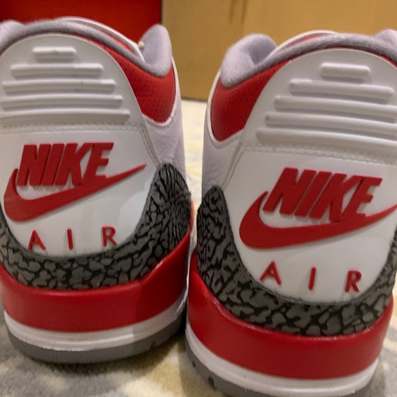 Jordan 3 Fire Red 2022 size 14 used